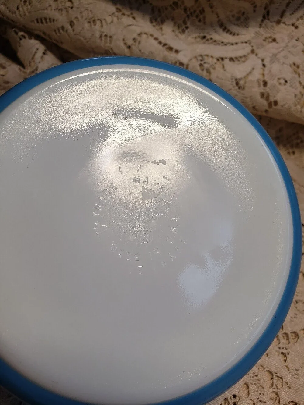 Pyrex Blue Snowflake  Gardland 1 P  Baking Dish